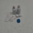 2PK Rechargeable Light Bulbs with Remote, Emergency Battery Operated Light Bulbs with Dual Recharging Ways, Tuned White 12 RGB Colors Optional Timer for Lamp Power Outages Camping Hurricane