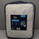 Serta Waterproof Heated Mattress Pad - Electric Bed Warmer with 10 Heat Settings, Auto Shut Off Timer, ETL Certified Electric Mattress Pad, Elastic Deep Pocket, Machine Washable, White Queen