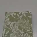 Floral Jacquard Throw Pillow Covers Set of 2, Background/Green 20x20 Inch, Farmhouse Decorative Cotton Sage Green Cushion Covers for Sofa Bed Living Room Home Decor