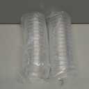30Pcs 90 x 15mm Plastic Petri Dishes,Culture Dish with Lids for School,Laboratories Themed Party