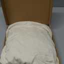 Wokceer 6FT Round Backdrop Cover Beige Round Arch Covers with Buckles Polyster Circle Balloon Arch Stand Cover for Wedding Birthday Party Ceremony Decor