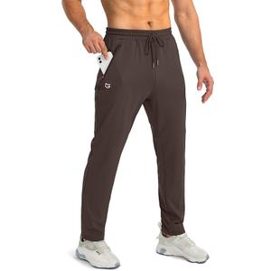 G Gradual Men's Sweatpants with Zipper Pockets Tapered Joggers for Men Athletic Pants for Workout, Jogging, Running, Small