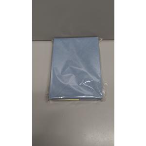 PONATIA 50 Pieces/lot A7 Envelopes, 5.25 X 7.5 Inches Dusty Blue Envelopes Perfect for 5x7 Weddings Invitation Cards, Graduation Invite (Pearl White Liner + Dusty Blue)