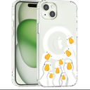 JOYLAND Funny Goose Phone Case for iPhone 17 Pro - Compatible with MagSafe Cute Cartoon Animal Design Clear Magnetic Cover Shockproof Protective Shell for Women Girls, 6.3 Inch