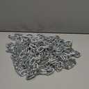 19.6ft (6 m) Length Galvanized Steel Chain, 0.23 Inch(6 mm) Heavy Duty Coil Chain, Stainless Steel Link Chain for Home Outdoor Fence Gate, Garage Doors, Swing Chain, Bicycle Security Lock