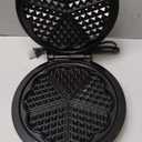 Mueller Heart 5 Waffle Maker, Waffle Iron, Adjustable Browning Control & Nonstick, Cool Touch Handle, Easy to Clean, Small Kitchen Appliances