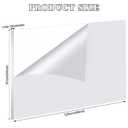 Roowest Thick Clear Acrylic Sheets Plastic Panels Sheets Cut to Size Cast Acrylic Board Panel with Protective Film for Craft DIY Projects Sign Frame(24 x 48 Inch, 1/4 Inch, Transparent, 2 Pcs)