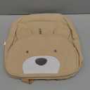 RETEN Corduroy Toddler Backpack for Boys and Girls 3-6 Preschool Kindergarten Cute Bear Backpack Kids Travel Daycare Bag (Khaki)