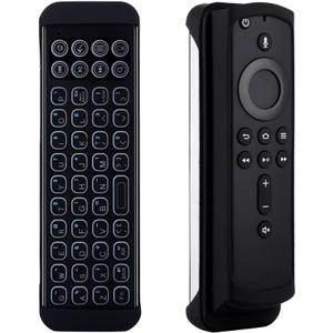 iPazzPort Mini Bluetooth Wireless Keyboard Remote with Backlit for Smart TVs Stick 4k, Android TV Box, TV Stick Streaming Player, KP-810-30B