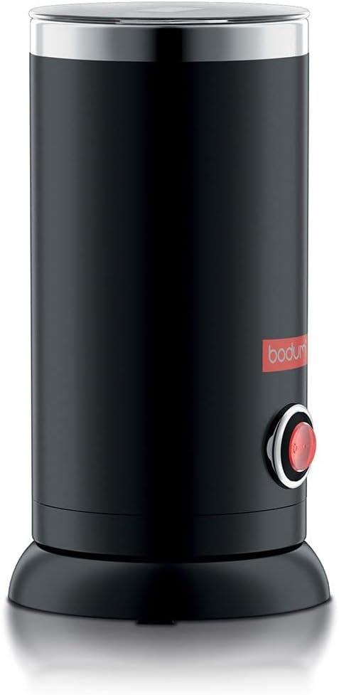 Bodum 10oz Bistro Electric Milk Frother, Black (Cappuccino,)