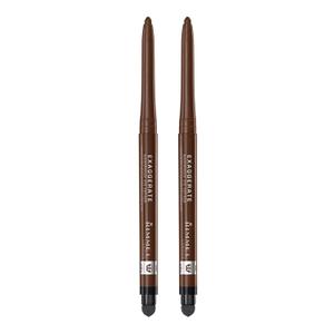 Rimmel London exaggerate auto waterproof eye definer, rich brown, 2 Count