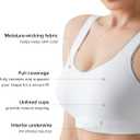 Wacoal Womens Sydney Sport Underwire Bra 855302 White 32-DDD
