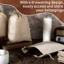 Berlune 100 Pcs Burlap Bags with Drawstring 7 x 9 Inch Party Favor Bags Bulk for Christmas Gift Wedding Favors Jewelry Pouches DIY Craft
