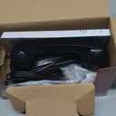 Sangyn Retro Wall Phones for Landline with Mechanical Ringer Corded Telephone Wall Mounted with Indicator Waterproof Old Style Landline Phones for Home Kitchen, Black