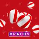 Brach's Bobs Sweet Stripes Soft Peppermint Candy, Individually Wrapped Pieces, 3.9 lb Tub (350 Count)