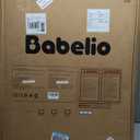 BABELIO Safety Gate Door Fits for Stairs, Narrow and Wide Doorways with Auto Close, Easy Install, No Drilling, Pressure Mounted for Baby, Child, Pets, Dog/Puppy, 26''-40'', White