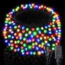 BlcTec Christmas Lights, 300 LED 108FT Christmas Tree Lights with 8 Modes, Waterproof & Timer Function, End to End Connectable Christmas String Lights for Indoor Outdoor Xmas Decorations, Multicolor