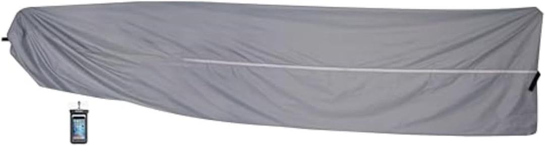 Kayak Cover Waterproof Premium 600D UV Resistant Paddle Board or Canoe Covers for Outdoor Storage fits 11 ft to 12 ft Long with 106 Inches Girth