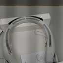 JISULIFE Portable Neck Fan, Hands-Free Bladeless, 5 Speeds, 4000 mAh Battery Operated Wearable Personal Fan, Twistable, Rechargeable, Gift for Women Men-Grey