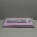 Wireless Keyboard and Mouse, 104 Round Keycaps Retro Typewriter with OTG & Brush, FullSize Ergonomic, Ideal for Windows PC, Home, Office and College Purple Pink