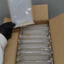 20 Pack Gold Acrylic Sign Holders 4x6 Inch, Double Sided Vertical Stand Clear Picture Frames, Table Menu Display Holders for Wedding Table Numbers, Restaurant Signs, Party and Office Photos