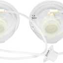 Phanpy Handsfree Wearable Breastmilk Collection Cups S4, Original Phanpy Breast Pump Replacement Accessories, 24 mm Flange and 20mm Insert Included, 12 oz / 360 ml, 2 Piece