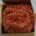 UGASA Fall Pack of 2 Velvet Pillow Covers Striped, Soft Textured Throw Cushion Case Set Corduroy Lumbar Pillowcases with Hidden Zipper for Home Decor Indoor Outdoor (12"x20", Burnt Brick)