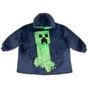 Minecraft Wayy Big Kids Oversized Wearable Blanket Hoodie – One Size 