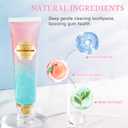 2 x Niacinamide Whitening Toothpaste, Niacinamide Toothpaste Intensive Whitens Teeth, Protects Tooth Enamel, Stain Removal & Freshens Breath, Fuoride-Free Whitening Toothpastes for Brilliant Smile