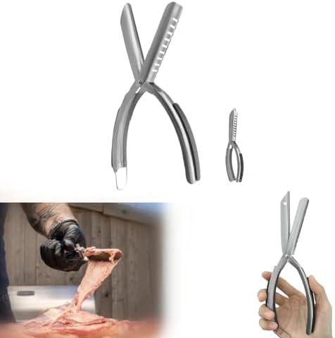 Stainless Steel Tool Kit，BBQ Enthusiasts, EasyBBQ Accessories (2 PCS)