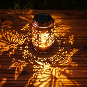 Fairy Solar Lanterns Outdoor Waterproof, Decorative Hanging Solar Lights for Garden Patio, Fairy Gifts for Women, Grandma, Yard Lawn Porch Pathway Tabletop Decor
