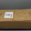 Front Door Mat, 10' x 3' Heavy Duty Indoor Outdoor Door Mat Entrance, Commercial Welcome Mats, Stain and Fade Resistant, Durable Rubber Backing, Low Profile Entry Mat for Patio, Black Stripe