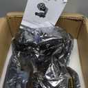 DJ Moving Head Light,XYZ 3-Axis Infinite Rotating 7 LED Beams Stage Lighting with 108x0.2W Colorful Circle,Starry,Amber Strobe Effect,Sound Activate DMX512 19/25CH for Disco Party Wedding Live House (Black)