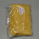 Mecatny Corduroy Throw Pillow Covers 20x20 Set of 2, Neutral Decorative Soft Boho Couch Pillow Covers with Broadside for Sofa Living Room, Mustard Yellow