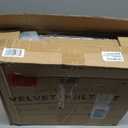 King Size Velvet Quilt and Shams Set - Dual-Sided Luxury Velvet, Heavyweight 3-Piece Bedding Set - Ultra Soft, Quilted Box-Stitched and Down-Alternative Fill (King / California King, Black)