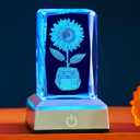 Inspiring gifts suitable for women, Sunflowers Flower Night Lamp,Rechargeable Cordless Touch Table Lamp,Festival Restaurant Bedroom Bar Coffee Shop Birthday Gifts for Women Mom (you're awesome)