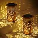 Solar Lanterns Outdoor Waterproof Butterfly Garden Decorations Gifts for Women Gifts for Mom Grandma Birthday Gifts Hanging Solar Lanterns Outdoor for Patio Decoration, Deck, Lawn, Passageway