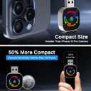 Jasput Carplay Wireless Adapter, 2026 Upgrade Mini Carplay for Apple iPhone & Android Auto Wireless Adapter, for Cars with Built-in Wired Apple Carplay Play and Plug, Stable Control & No Delay
