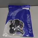 DF No Pull Step-in Martingale Dog Harness, Help Stop Pulling & Choking, Reflective & Adjustable, Front Clip Harness with Lift Handle, Tactical Silent Metal Buckle, Black, 3/4", Front Chest 13.2"-16.0"