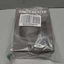 Lerat Space Heater, Portable Mini Heater for Indoor Use, 500W Fast Heating Small Desk Heater with Overheating & Tip-Over Protection, Lightweight Electric Heaters for Office, Home, Camping (Black)