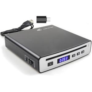 CD Player for Car Audio,External Portable Car CD Player with Bluetooth and USB Connection,for Laptop Desktop TV Computer Android 4.4 and Above Navigation with Plug and Play