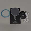 Vlog Selfie Monitor Screen iPhone, 4K 60fps Recording, Wireless Screen Mirroring with Remote Control, Magnetic Fixation, 180° Rotation, 3 Levels of Brightness, Compatible with iPhone & Android