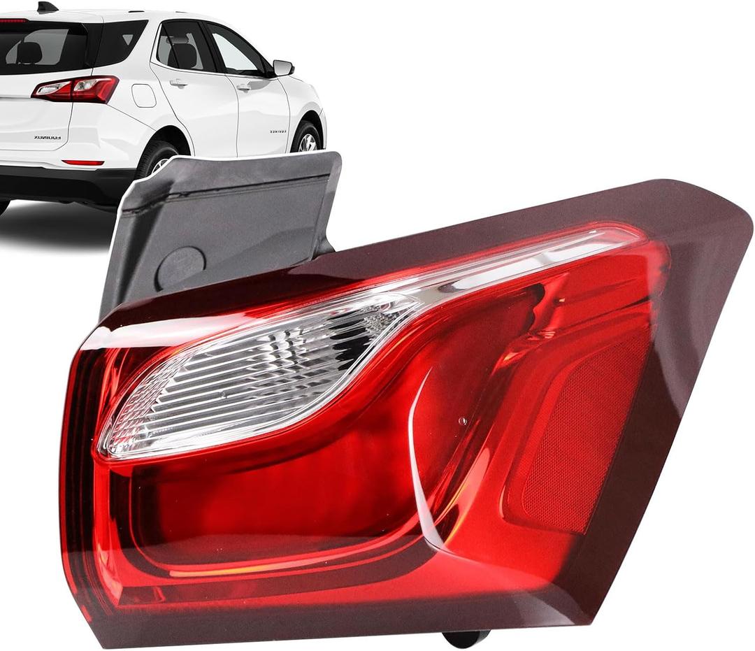 LED Tail Light Assembly Compatible with Chevy Equinox 2018 2019 2020 Right Passenger Side Replace:84769838