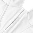 Women's Y2K Leather Halter Top Backless Corset Bustier Top Lace Up Sexy Going Out Crop Tank Halter Neck Party Club (White)