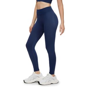 NANJI Seamless Leggings for Women - Scrunch Butt Lifting No Front Seam Mid Waist Squat Proof Active Workout Gym Yoga Pants (Blue, XL)