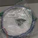 Sheldamy Cat Tunnel, 2-Way Cat Tunnels for Indoor Cats, Collapsible Cat Play Tunnel, Interactive Toy Maze Cat House with 1 Play Ball for Cats, Puppy, Kitty, Kitten, Rabbit (White & Grey)