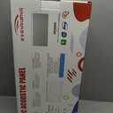 4 PCS Fabric Acoustic Panels,24''x12''x2'' Sound Proof Panels for Walls,Acoustic Wall Panels, Self-adhesive Soundproof Wall Panels for Echo Absorption for Home Studio Office (Black)