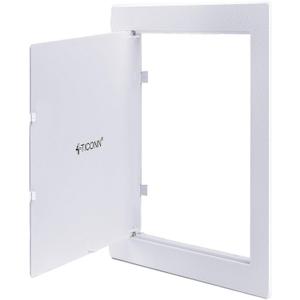 TICONN Access Panel for Drywall, 6 x 9 Inch ABS Plastic Wall Hole Cover Access Doors, Easy Install Drywall Access Panel, Ceiling, Wiring and Cables