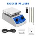 Magnetic Stirrer Hot Plate w/Stir Bar,100-2000rpm Magnetic Hotplate Stirrer, 180W Heating Power Hot Plate Stirrer, Max 520 Hot Plate with Magnetic Stirrer