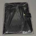 PU Leather Composition Notebook Cover 9 3/4 X 7 1/2 in With Composition Book 100 Sheets Vintage Rustic Distressed PU Leather Journal Notebook Cover Portfolio For School Office Home (Black)